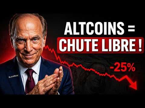 LES ALTCOINS en CHUTE LIBRE ! (ne te fais pas avoir)