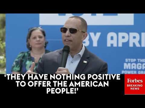 'We're Not Here To Step Back': Hakeem Jeffries Accuses GOP Of Trying To 'Cheat' Midterm Elections