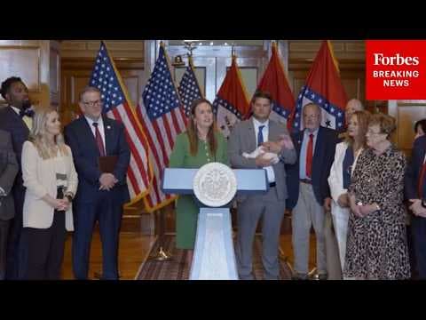 JUST IN: Arkansas Governor Sarah Huckabee Sanders Signs State's FY27 Budget Bill