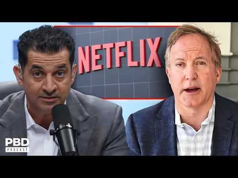 "Netflix Is A BAD Actor" -  Ken Paxton EXPOSES Netflix's SECRET Child Spying Program