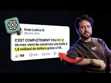 1,8 Milliards de dollars TOUT SEUL grâce à l'IA (Comment il a fait ?)