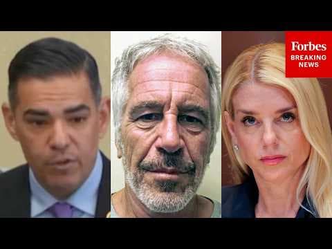 BREAKING NEWS: House Oversight Dems Hold Press Briefing On Epstein Files, Demand Pam Bondi Testify