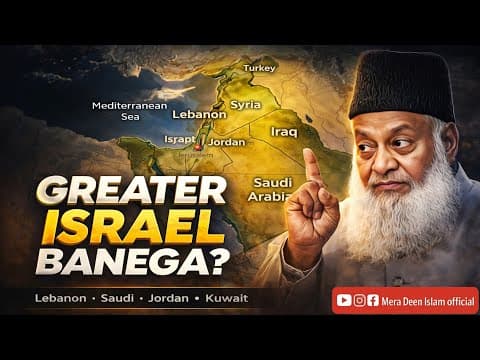 GREATER ISRAEL BANEGA? | Lebanon, Saudi, Jordan, Turkey | Dr Israr Ahmed Bayan