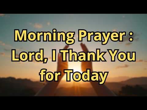 Place Your Day in God’s Hands | Pray This Morning and Watch God Work Miracles | Morning Prayer