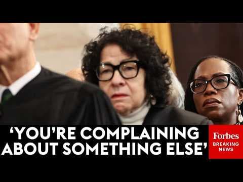 'That's Not What You're Challenging': Sonia Sotomayor Calls Out Lawyer's Judicial Review Argument