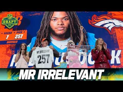 The Denver Broncos make Red Murdock 'Mr. Irrelevant' with No. 257 and final pick in 2026 draft