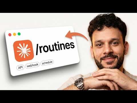 Claude Routines vient de sortir, et c'est DINGUE (Agents 24h/24 et 7j/7)