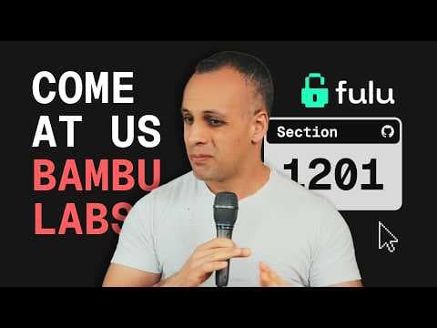 Hey Bambu Lab: come sue us.