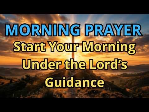Holy Spirit, Let Your Grace and Love Lead Me Today | Morning Prayer for Peace and Blessing
