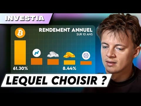 Pourquoi j'ai plus de Bitcoin que d'Or dans mon portefeuille ?