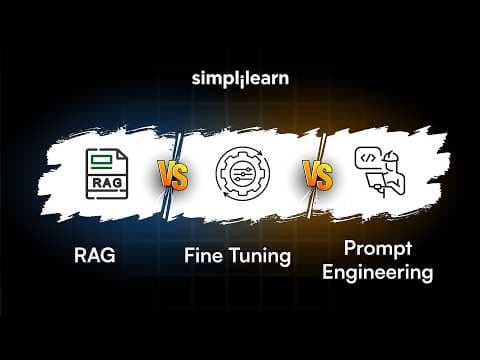 RAG vs Fine Tuning vs Prompt Engineering: Use Cases And Key Differences Explained | Simplilearn