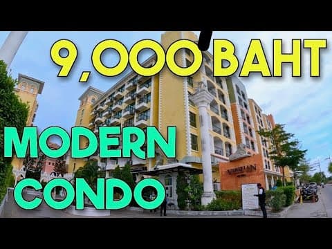 BARGAIN JOMTIEN 9,000 BAHT PER MONTH MODERN 1 BEDROOM CONDO PATTAYA REVIEW VENETIAN SIGNATURE RESORT