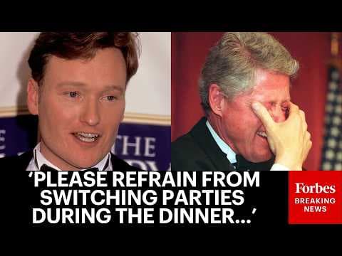 FLASHBACK: Conan O'Brien Roasts Clinton, Republicans, And The Press At 1995 Correspondents' Dinner