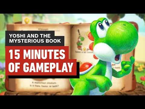 Yoshi and the Mysterious Book: 15 Minutes of Gameplay
