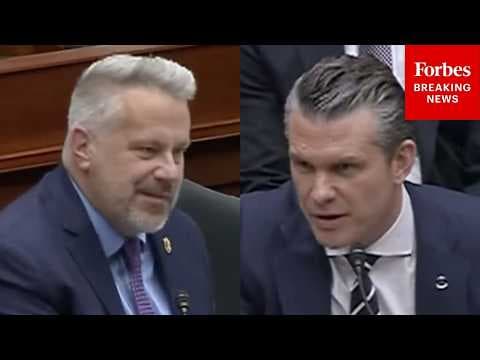 Eric Sorensen Asks Pete Hegseth Point Blank Why He Fired People At Joint Munitions Command