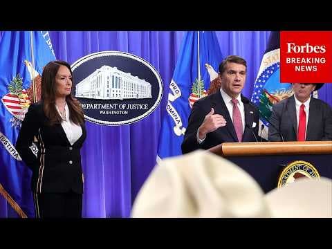 JUST IN: Todd Blanche, Brooke Rollins Hold A Press Briefing On An Anti-Trust Investigation