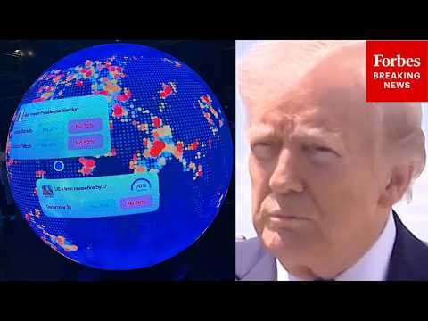 Trump Asked About Comment That The World 'Has Become Somewhat Of A Casino' Due To Prediction Markets