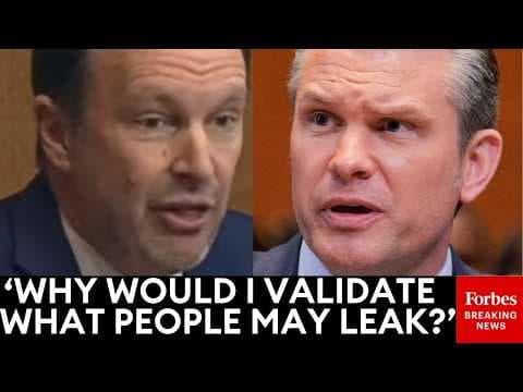 WATCH: Murphy Confronts Hegseth Over Report That 70% Of Iran's Missiles And Drones Are Intact