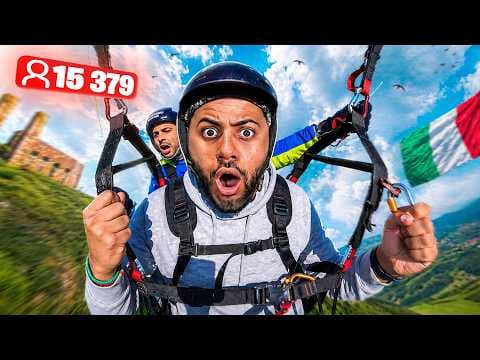 JE M'ENVOLE AU DESSUS DE L'ITALIE (j'ai failli m'évanouir)