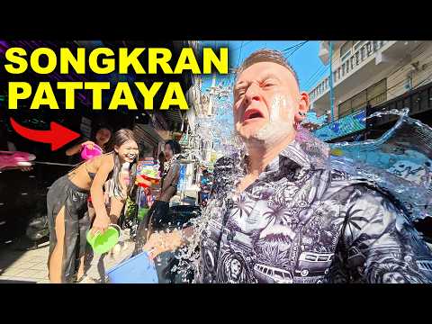Songkran Pattaya Soi 7 Thailand HAS STARTED! (INSANE)