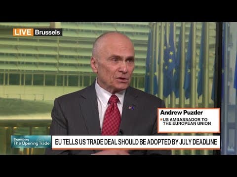 US Could Impose Auto Tariffs on EU 'Soon': Ambassador