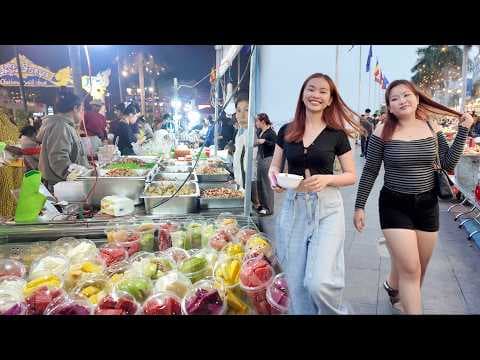 Phnom Penh After Dark Riverside Street Food & Night Market Tour 2026