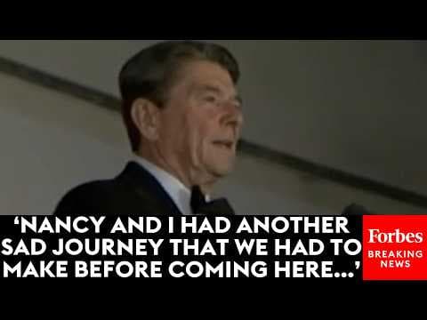 FLASHBACK: Ronald Reagan Delivers Somber Speech After Beirut Embassy Bombing At 1983 WHCD