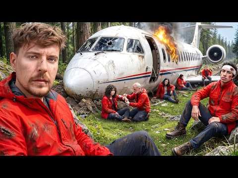 100 People Simulate Being Stranded In The Wilderness