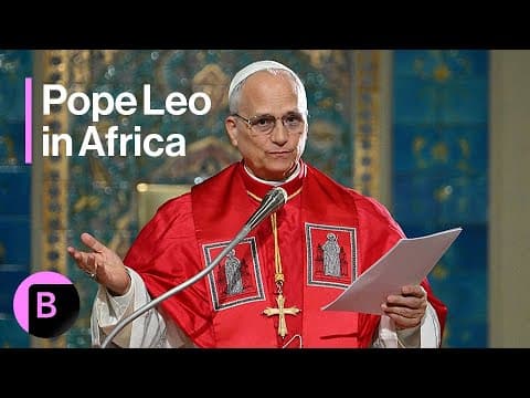 Pope Leo in Africa: Pontiff Calls for Dialogue, Speaks Against Conflicts