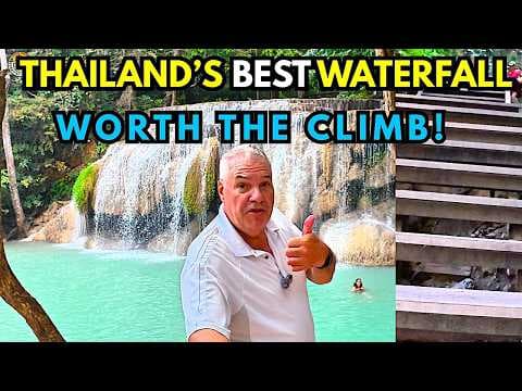 LOST FOOTAGE: Exploring Thailand Most Beautiful Waterfall Erawan 7-Tiers