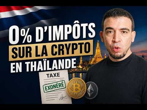 La Thaïlande autorise 0% d’impôts sur les cryptos (c’est légal)