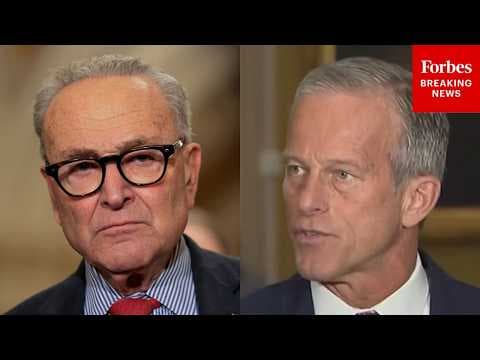 'The Democrats Can't Seem To Take Yes For An Answer': John Thune Blasts Dems For DHS Shutdown