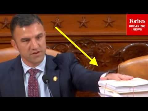 'This Committee Marked Up Over 1,700 Pages...': Yakym Brings Stack Of Bills To Explain Tariff Powers