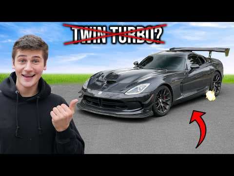I Can't Afford To Twin Turbo My Viper