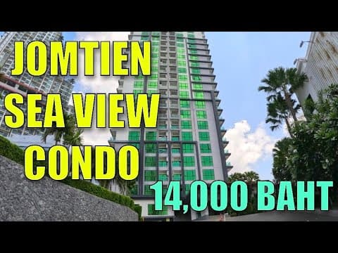 JOMTIEN MODERN ONE BEDROOM CONDO WITH SEA VIEW 14,000 BAHT A MONTH PATTAYA REVIEW - DUSIT GRAND VIEW