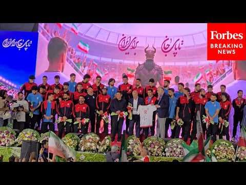 Iranian National Team Holds Ceremony In Tehran Before Departing For World Cup Preparations