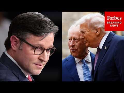 'Perfectly Timed': Speaker Johnson Discusses King Charles' Visit To The US