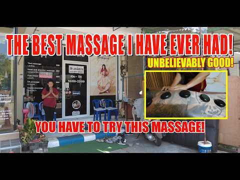 MY FIRST EVER HOT STONE MASSAGE! 🪨 | Elite Massage on Pattaya Klang