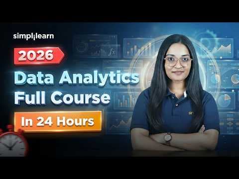 Data Analytics Full Course 2026 | Data Analytics Tutorial | Data Analytics Course | Simplilearn