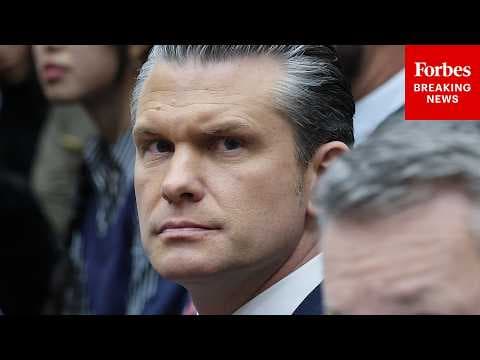BREAKING NEWS: War Sec. Pete Hegseth Faces Lawmakers As Iran War Drags On