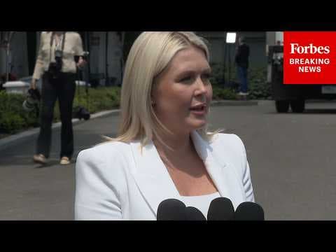 BREAKING NEWS: Karoline Leavitt Takes Reporters' Questions After DOJ Probe Into Powell Dropped