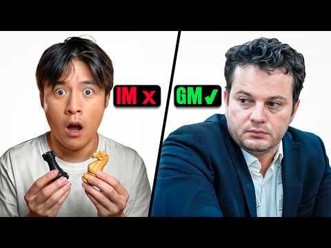 Grand Maître à 2700 Elo vs Maître à 2300 Elo : La différence aux échecs !!
