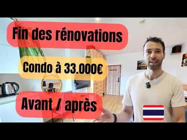 Mon condo à 33 000€ en Thaïlande : résultat final et coût des rénovations