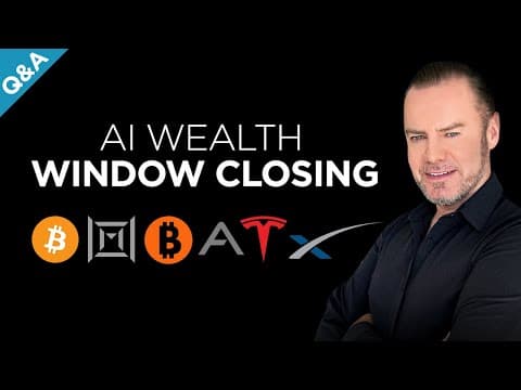 NEVER Sell Your Assets 🤯 AI Window Closing? Job Apocalypse? The $83T Empire