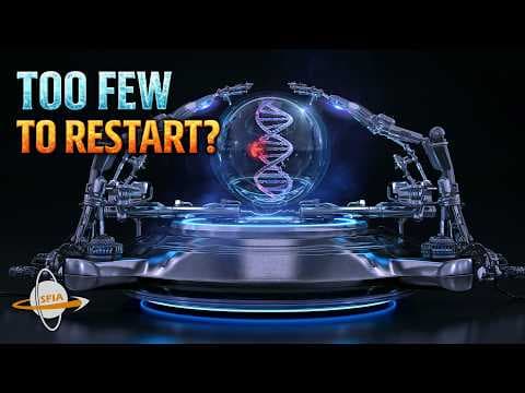 Genetic Bottlenecks – How Few People Can Start a World? Or Restart One?