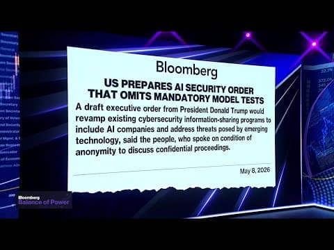 US Preps AI Security Order That Omits Mandatory Tests