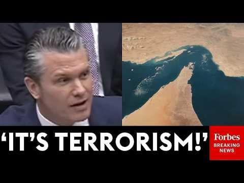 'What They're Doing Right Now Is Effectively Piracy': Pete Hegseth Defends US Hormuz Strait Blockade