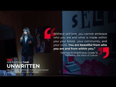 Painted by the Voice of Culture | Tanmayi Ambarkhana | TEDxASB Sukhumvit Youth