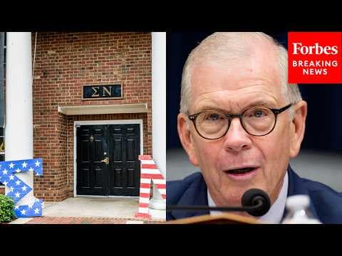 Tim Walberg Asks Expert How Restrictions On Greek Life Infringe On Students' First Amendment Rights