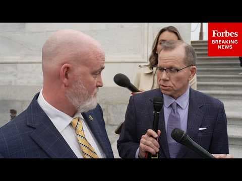 FULL GAGGLE: Derrick Van Orden Takes Questions From Reporters After Several Members Of Congress Quit